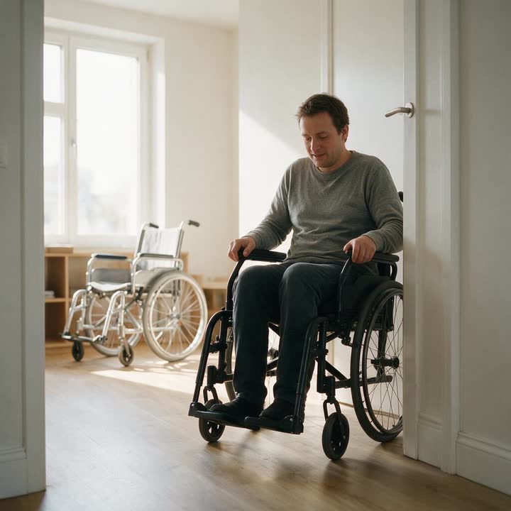 Der Rollstuhl, der Sie unbeweglich macht